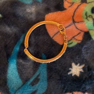 Gold and Stone Clasp Bracelet